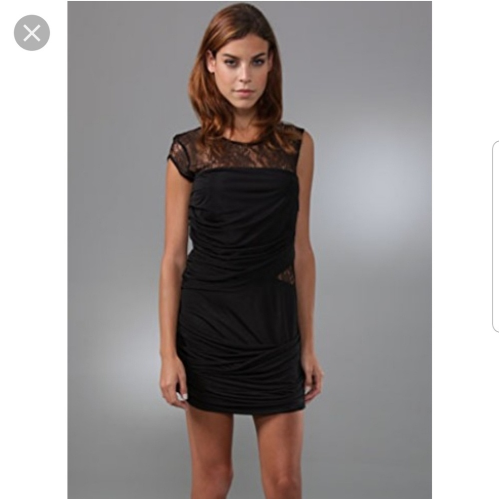 IRO Ploye Mini Dress in Black XS